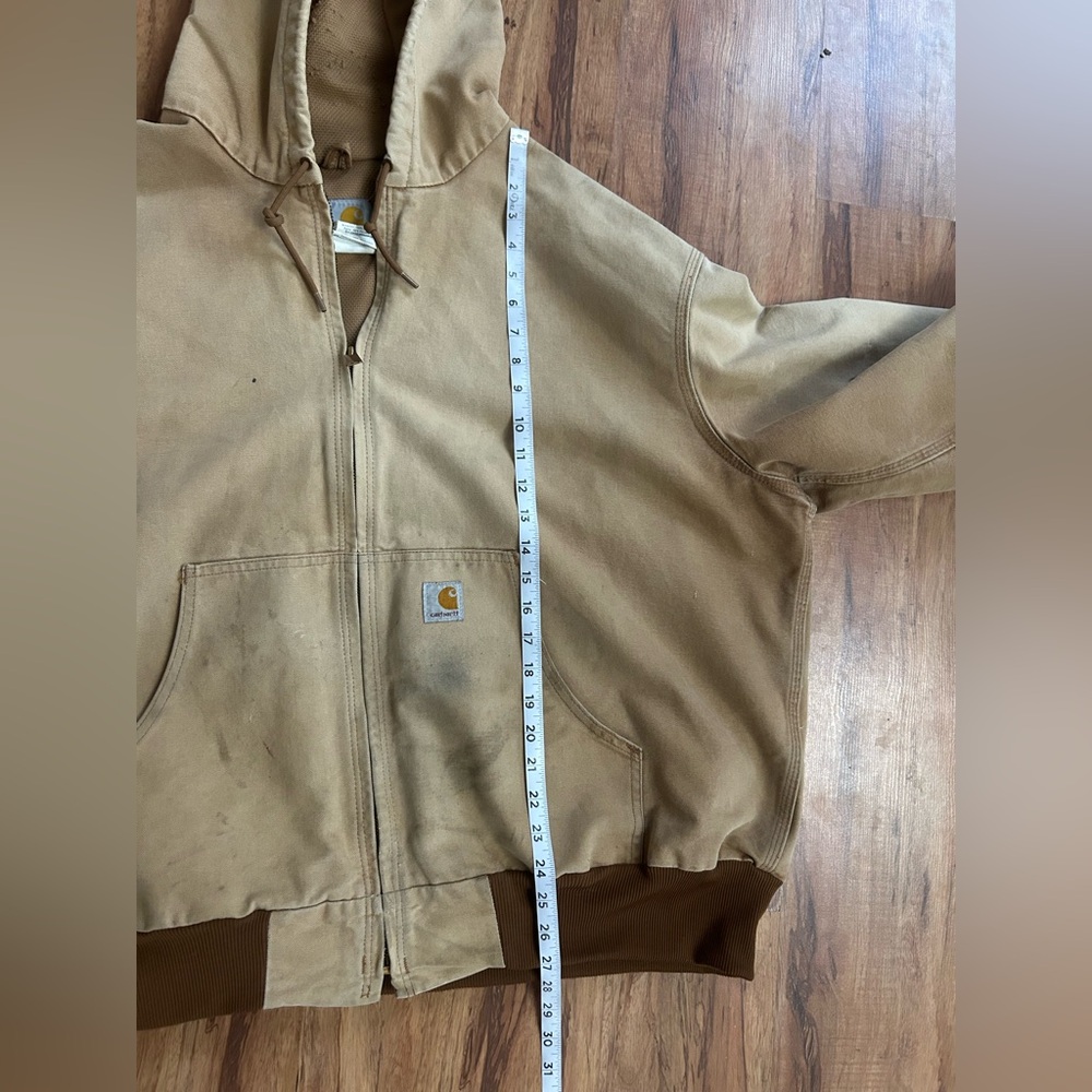 Vintage 2007 Carhartt Active Canvas Duck Jacket Mens Size 2XL - Picture 9 of 11